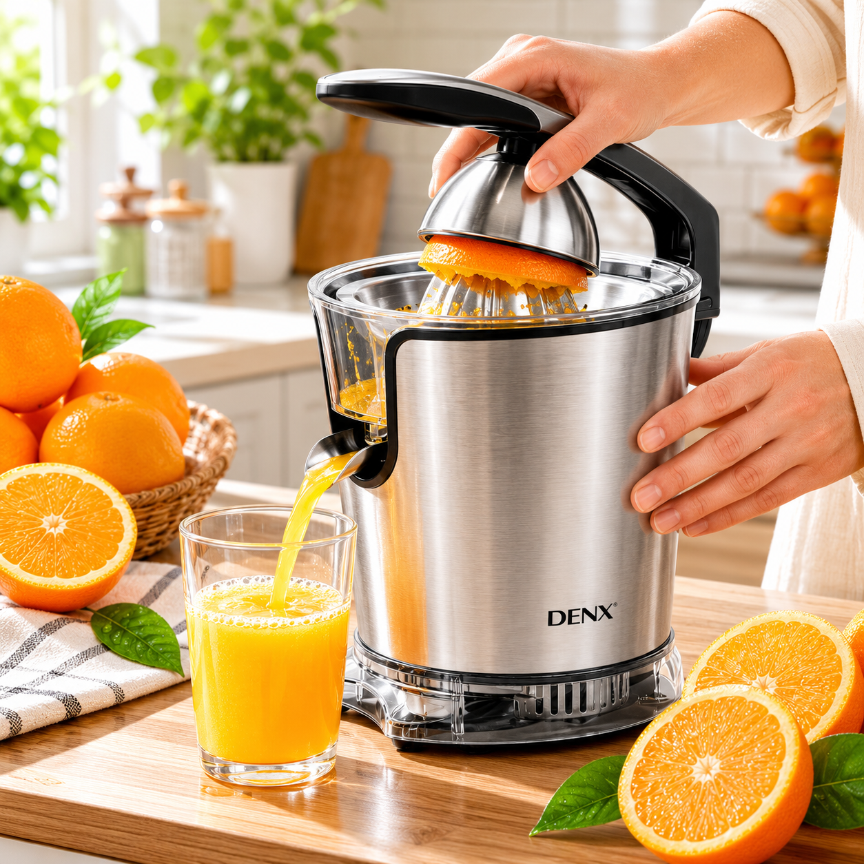 DENX Stainless Steel Electric Citrus Juicer