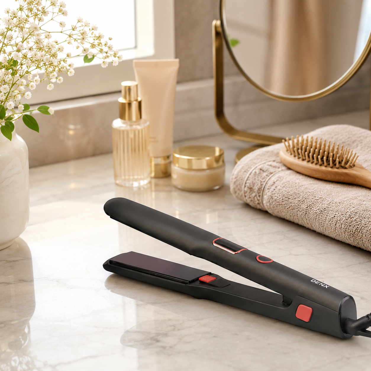 DENX Digital Display Hair Straightener