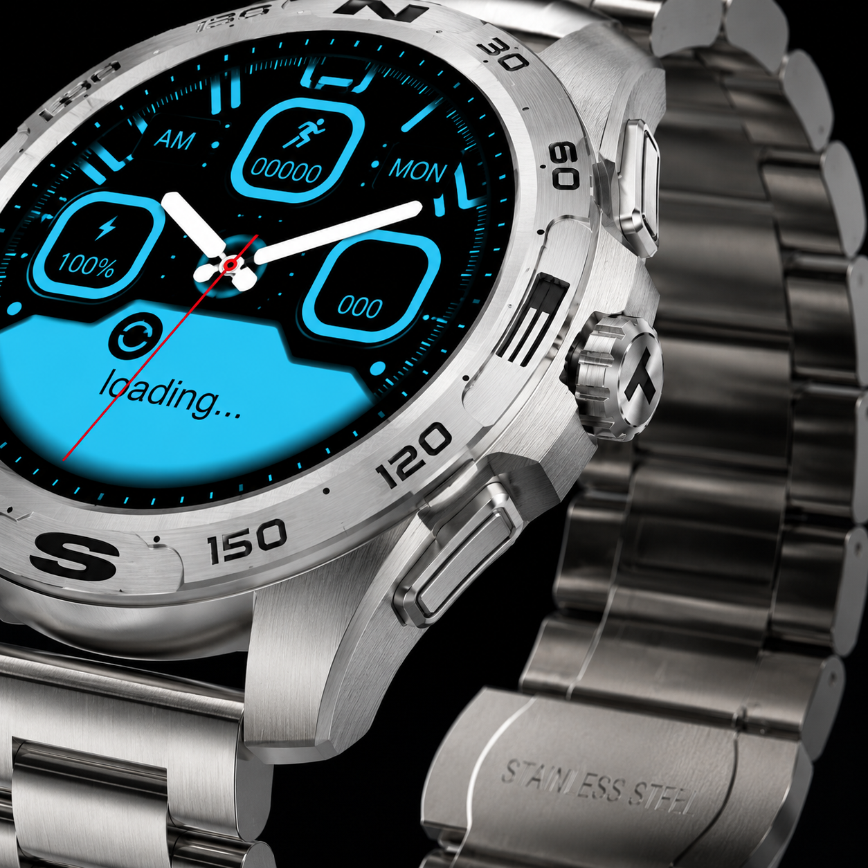 Haino Teko RW-23 Stainless Steel Smart Watch for Men