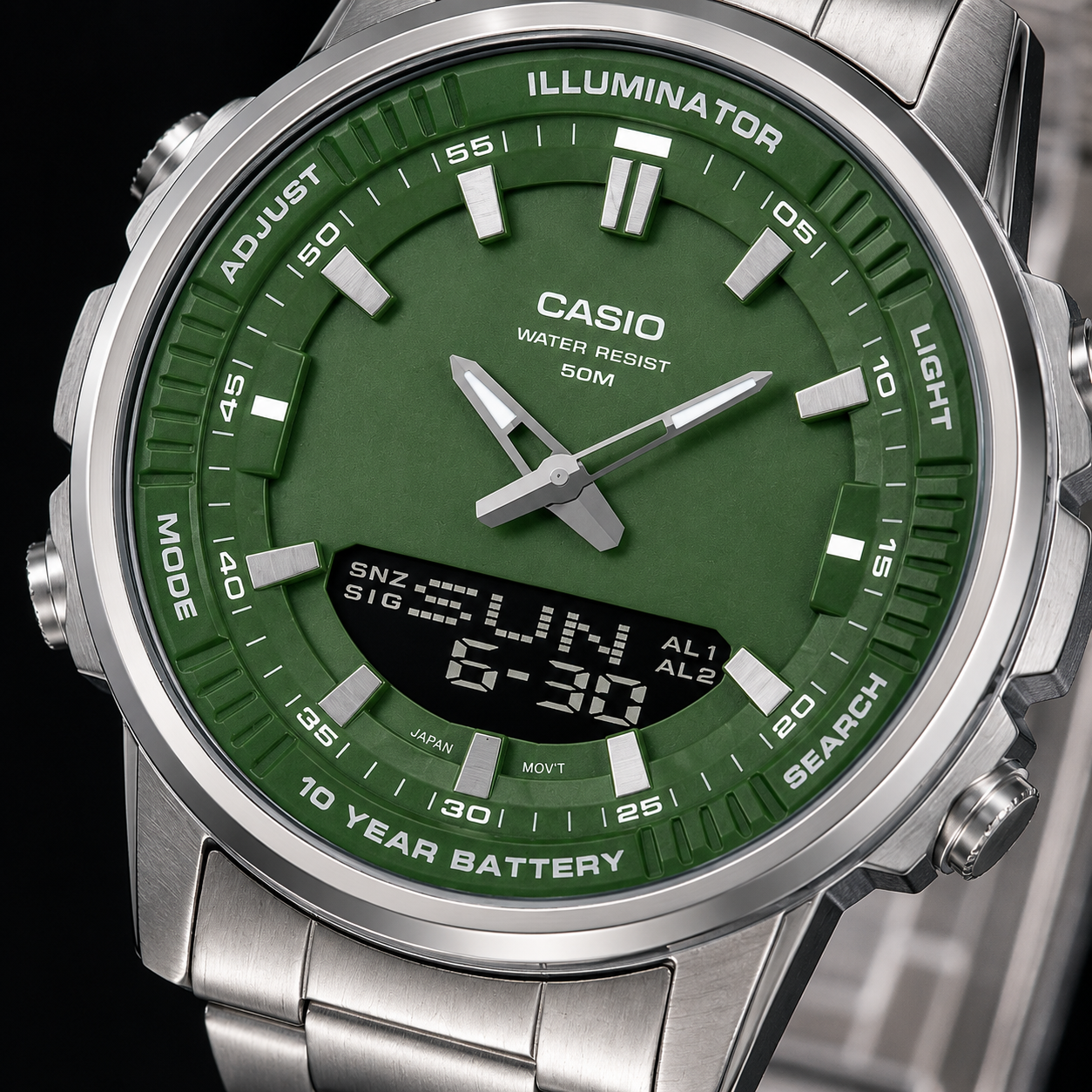 Turquoise Dial Men Watch