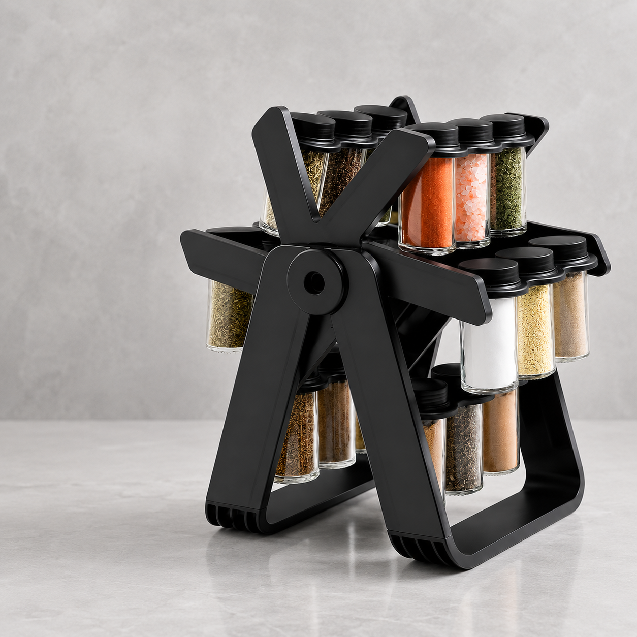 18 Jar Rotating Spice Rack