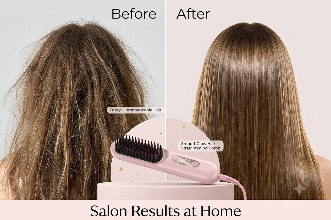 SilkyShine Straightening Brush