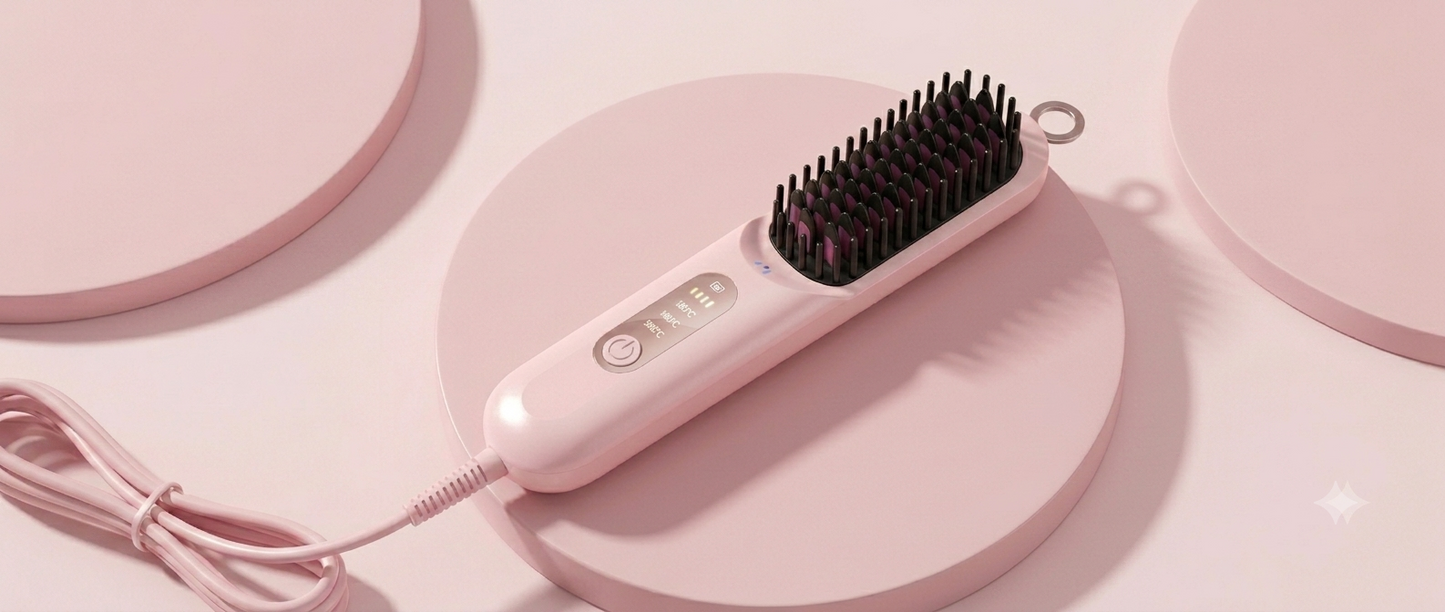 SilkyShine Straightening Brush